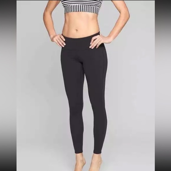 Athleta Chaturanga Mesh tight black - Picture 1 of 5